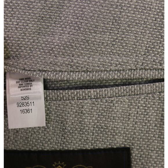 Bonobos Standard Fit Gray Knit Woven Patch Pocket 2-Btn Wool Blazer 52S New! - Picture 11 of 11